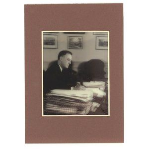 President Franklin D Roosevelt 1932 3-d Photo Reprint Stereographic Arts 5x7 USA